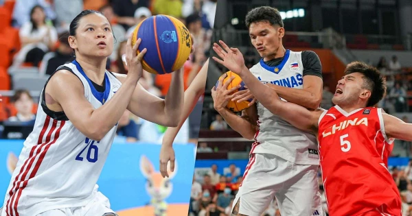 Gilas Women's 3x3 Team Wins Silver After Loss to China; Men Place Fourth
