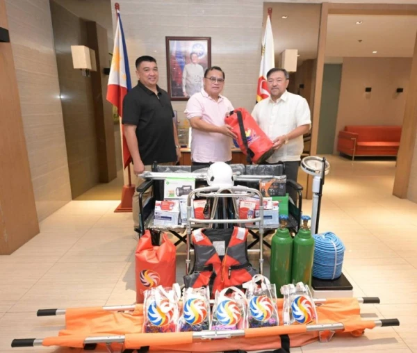PCSO Boosts Emergency Response in Nabas, Aklan with Medical and Rescue Gear