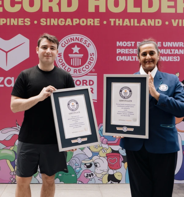 Lazada Celebrates 14 Years with Guinness World Records and Community Wellness Festival