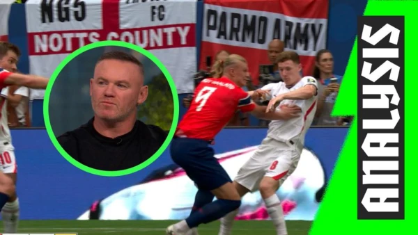 England 'Lucky' as Haaland Foul Rules Out Norway Goal, Say Rooney and White