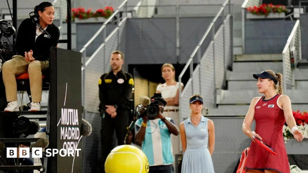Rybakina Blasts Madrid Open's Electronic Line-Calling After Disputed Ace