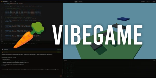 VibeGame: Where Coding Meets Creativity in Playful Development
