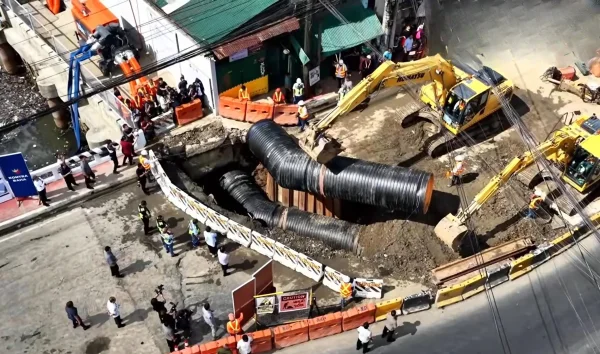 Quezon City Flood Control Pumping Station Nears Completion, President Marcos Announces
