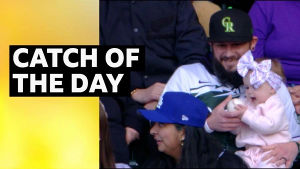 Rockies Fan Makes One-Handed Catch While Cradling Baby in Viral Stadium Moment