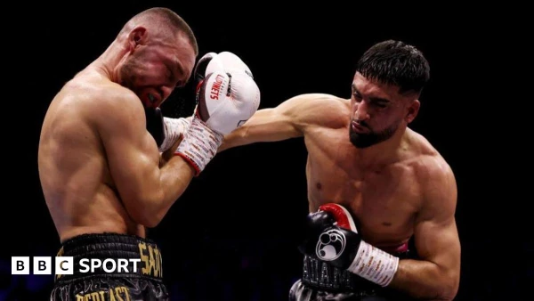 Azim Returns from Injury to Face Claggett Live on BBC