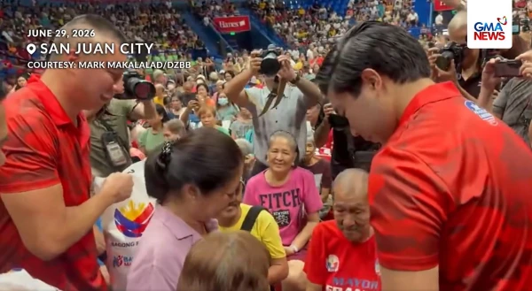 Liza Marcos leads 2nd wave of 10-kilo rice distribution in San Juan City