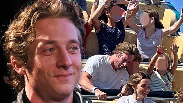 Jeremy Allen White Takes Thrilling Fair Ride with His Daughters