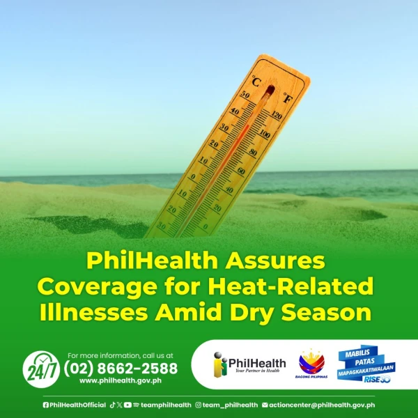 PhilHealth Shields Filipinos from Heatwave Health Costs as Dry Season Intensifies