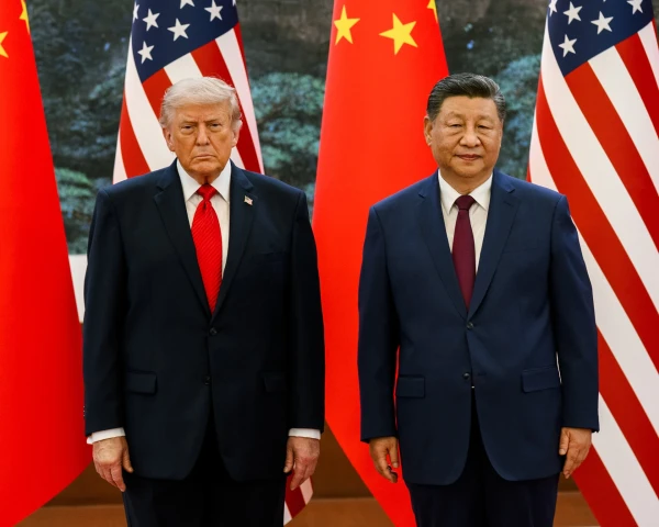 Diplomatic Mirroring: Trump and Xi's Matching Suits Steal the Spotlight in Beijing