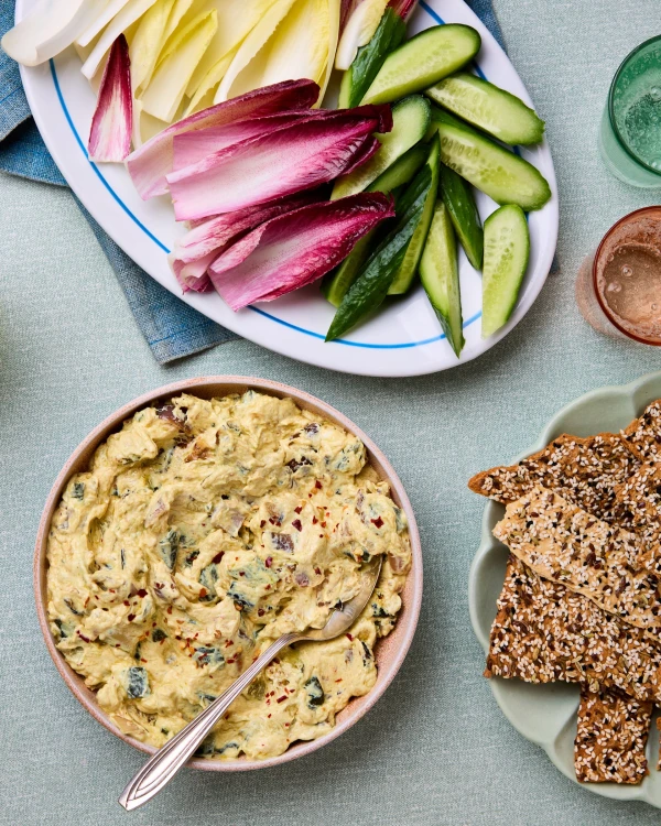 Simple Summer Dips: Fava, Roasted Veg, and Grilled Courgette from The Barbary