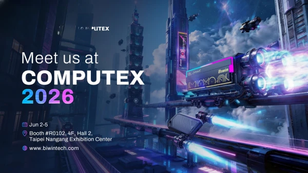 Biwin Showcases Cutting-Edge Storage Solutions at COMPUTEX 2026