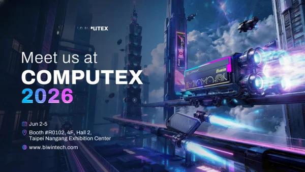Biwin Showcases Cutting-Edge Storage Solutions at COMPUTEX 2026