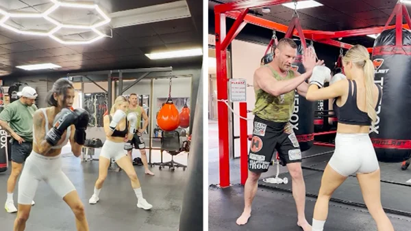 OnlyFans Stars Trade Cameras for Gloves in Intense Boxing Prep