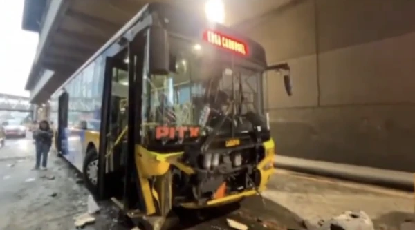 Bus Conductor Injured in EDSA Busway Collision in Quezon City