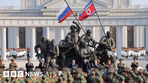 Kim Jong Un Unveils Memorial for North Korean Soldiers Killed in Ukraine War