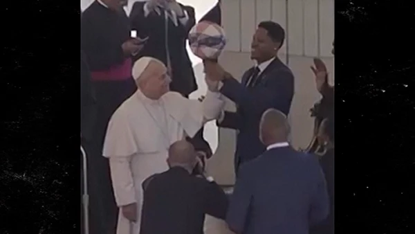 Pope Leo XIV's Holy Hoops: Pontiff Shows Off Basketball Skills with Harlem Globetrotters