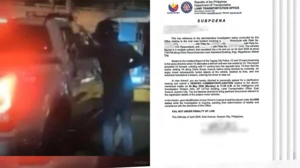 LTO Orders Drivers in Viral Multi-Car Pileup on Taguig-Makati Border to Explain