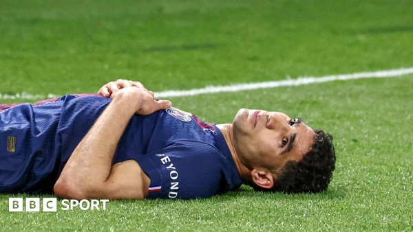 PSG Defender Hakimi Sidelined for Weeks, to Miss Bayern Semifinal Return Leg