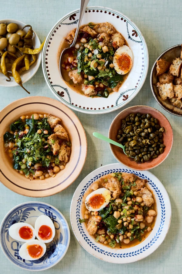 Mediterranean Party Feast: Moussaka, Chickpea Soup, and Homemade Viennetta by Georgina Hayden