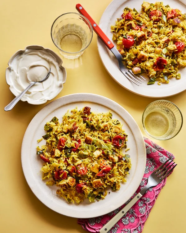 Quick and Easy One-Pot Nigella-Spiced Paneer Fried Rice Recipe by Rukmini Iyer