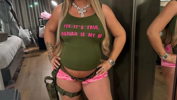 Hollywood's Hottest Maternity Fashion: A-List Star Stuns in Mariah Carey-Inspired Look