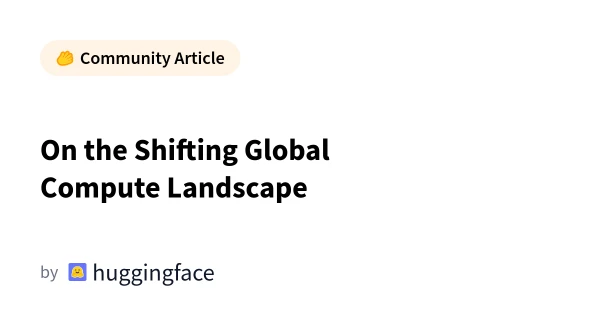 The Global Shift in Computing Power: Who Controls the Future?