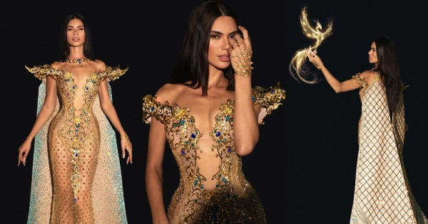 Gazini Ganados Shines in Golden Gown at Miss Grand International All Stars
