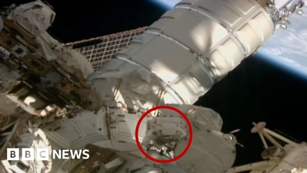 Astronauts Embark on a Prolonged Spacewalk Outside the ISS