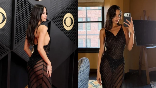 Kelsey Merritt Stuns at 2026 Grammys with Victoria's Secret-Inspired Glamour