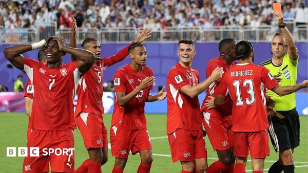 Switzerland's Embolo Makes Unwanted History with Red Card Under New Mistaken Identity Rule