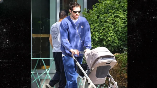 Dad Mode: Pete Davidson Spotted Pushing Daughter Through NYC Streets