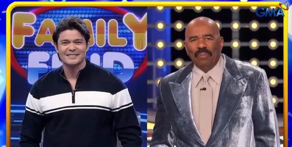 Dingdong Dantes and Steve Harvey Connect via Video Call for 'Family Feud PH' 4th Anniversary