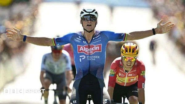 Van der Poel Clinches Tour de France Stage 9 Amid Scorching 40°C Heat