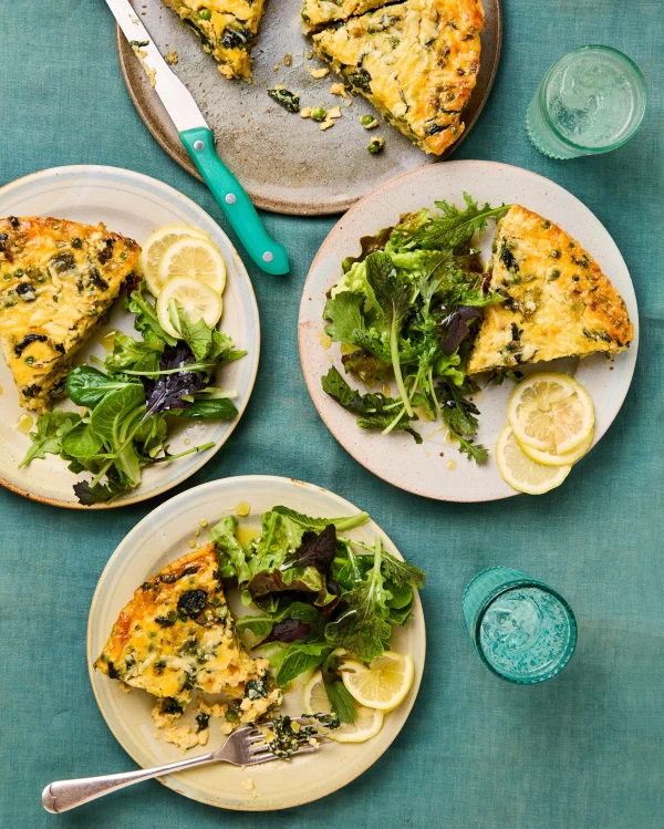 Meera Sodha’s recipe for spinach, pea and cheddar frittata | Meera Sodha recipes