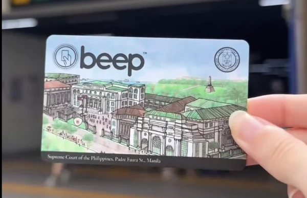 SC commemorative beep cards distributed at LRT-1 station