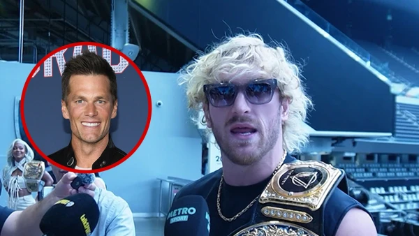 Logan Paul Takes Aim at Tom Brady Ahead of WrestleMania Showdown