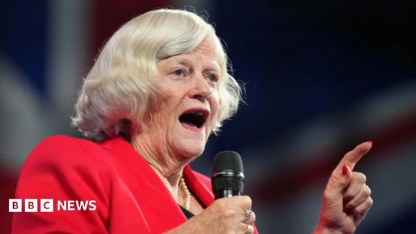 Former Tory minister Ann Widdecombe dies at 78