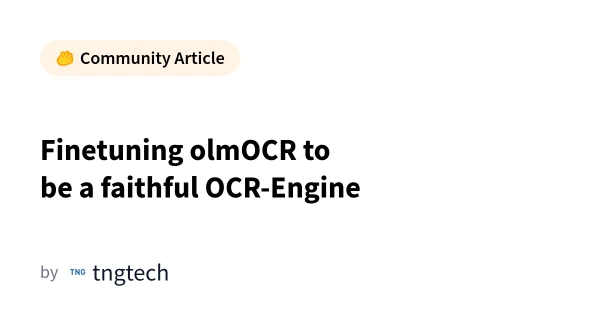 Tuning OlmOCR for Accurate Text Recognition