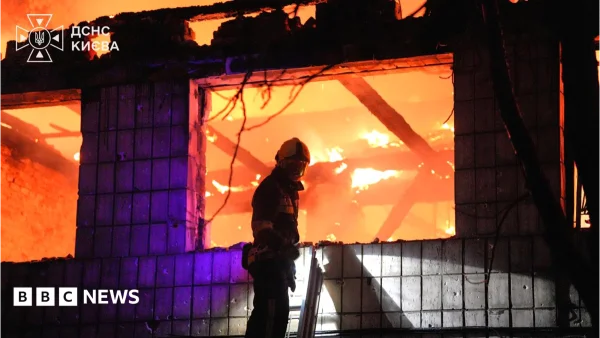 Relentless Russian Strikes on Kyiv Leave 12 Dead, Including Six Railway Workers