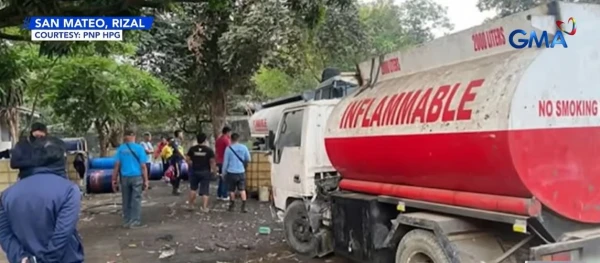 Massive Diesel Heist Uncovered in San Mateo, Rizal: P2 Million Worth of Fuel Seized