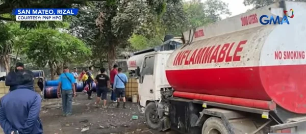 Massive Diesel Heist Uncovered in San Mateo, Rizal: P2 Million Worth of Fuel Seized