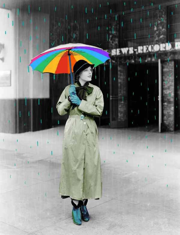 Lost in the Downpour, a Stranger’s Rainbow Umbrella Offered Shelter and Hope