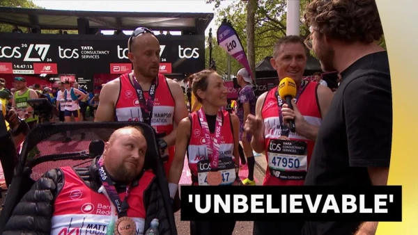 From Rugby Injury to Marathon Finish: Hampson and McCoy Conquer London