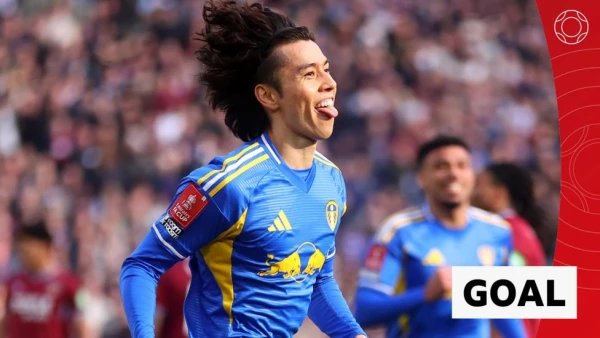 Tanaka's Brilliant Strike Gives Leeds FA Cup Quarter-Final Lead Over West Ham