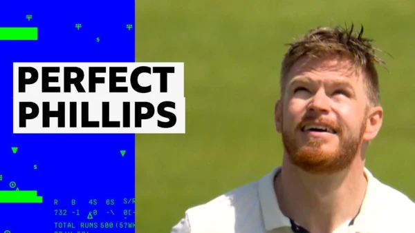 Glenn Phillips Shines with Maiden Test Century as New Zealand Posts 391