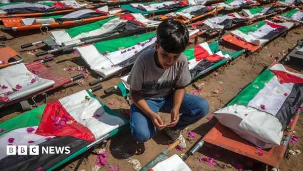 Gaza Mourns: Mass Funeral Honors 112 Lives Lost in Devastating Israeli Strike