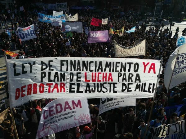 Tens of thousands protest in Argentina over Milei university cuts