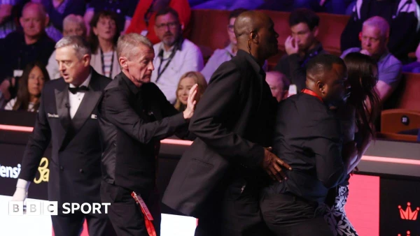 TV Licence Protest Disrupts World Snooker Final: Spectator Ejected After Vaulting Barrier